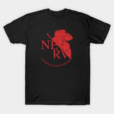 Neon Genesis Evangelion Vintage Nerv T-Shirt Official Haikyuu Merch