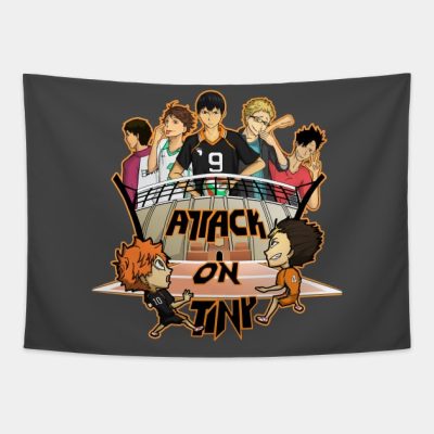 Attack On Tiny Tapestry Official Haikyuu Merch