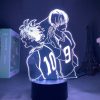 3D Lamp Anime Figure Haikyuu Motion Sensor Light Valentines Day Gift Holiday Lighting Decoration Bedroom Nightlight 3 - Haikyuu Store