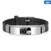 Anime Haikyuu Shouyou Hinata Bracelet Volleyball Boy Silicone Wristband Adjustable Wrist Band Cuff Bracelet Sports Casual 4 - Haikyuu Store