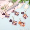 Cute Cartoon Keychain Volleyball Boy Key Chain Ring Anime Haikyuu Keyring Hot Sales 1 - Haikyuu Store