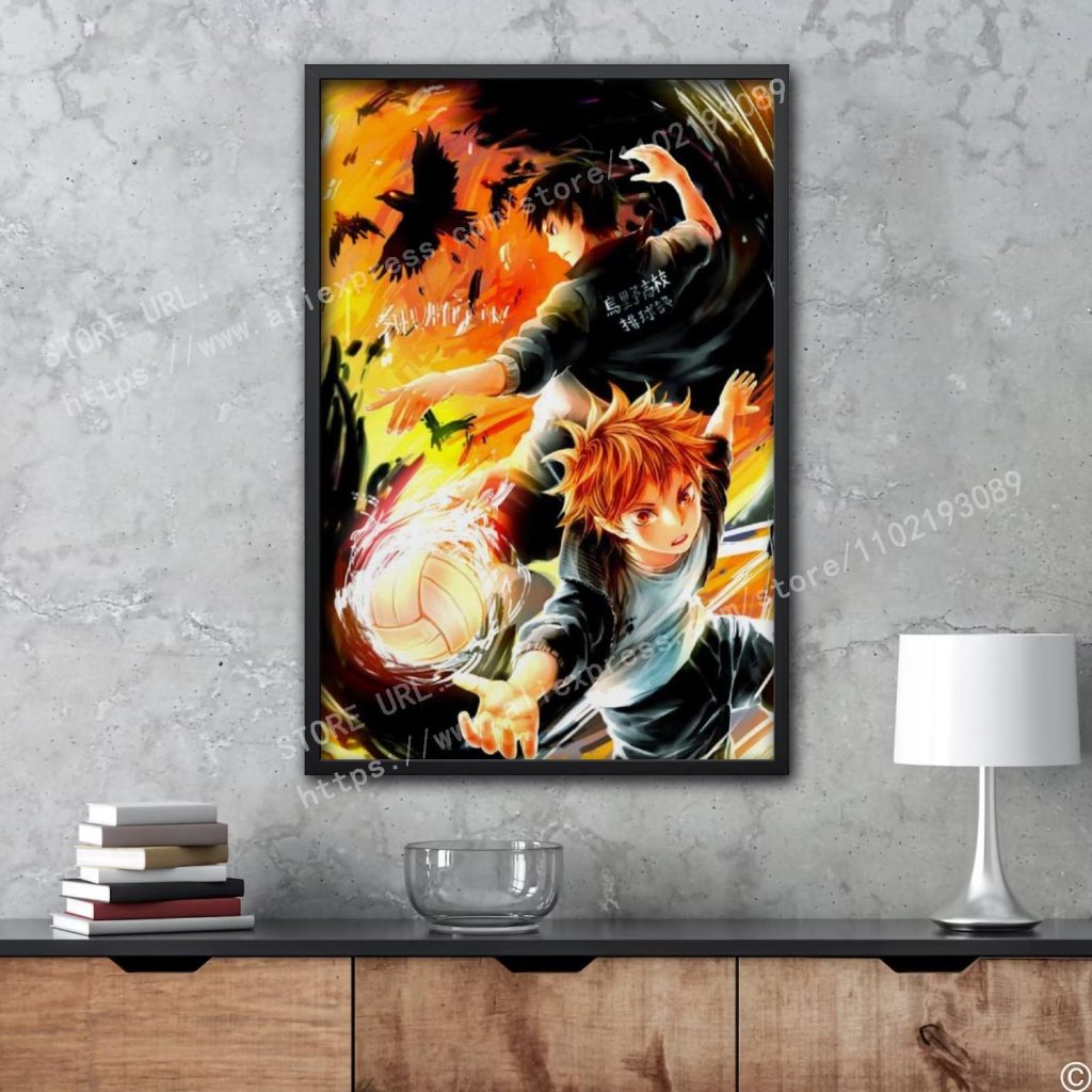 Haikyu Hinata animation Decorative Canvas Posters Room Bar Cafe Decor Gift Print Art Wall Paintings 10 - Haikyuu Store