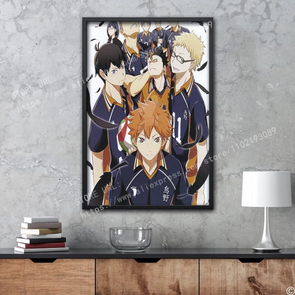 Haikyu Hinata animation Decorative Canvas Posters Room Bar Cafe Decor Gift Print Art Wall Paintings 13 - Haikyuu Store