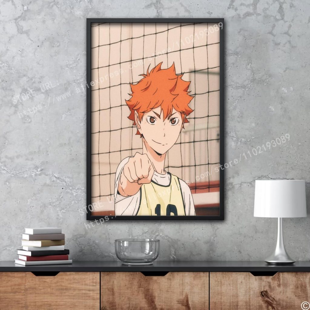 Haikyu Hinata animation Decorative Canvas Posters Room Bar Cafe Decor Gift Print Art Wall Paintings 20 - Haikyuu Store