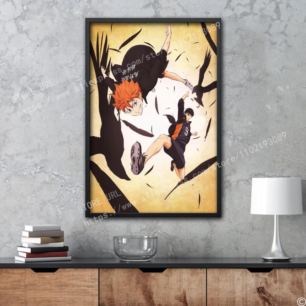 Haikyu Hinata animation Decorative Canvas Posters Room Bar Cafe Decor Gift Print Art Wall Paintings 9 - Haikyuu Store