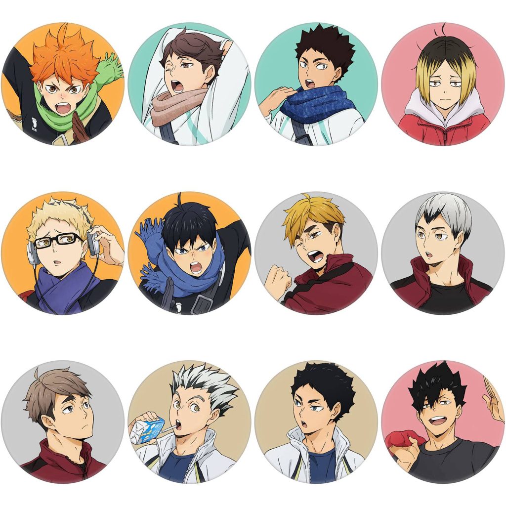 Haikyuu Cosplay Badges Hinata Shoyo Brooch Pins Anime Volleyball Boy Button Badge Collection Gift For Backpacks - Haikyuu Store