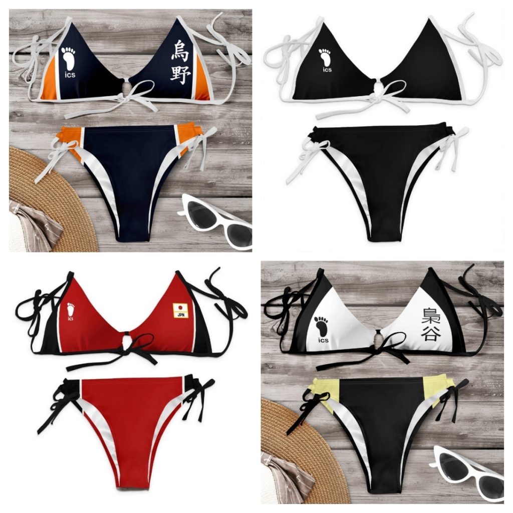 Haikyuu Cosplay Costumes Bikini Shorts Two piece Swimsuit Halloween Carnival Suit - Haikyuu Store