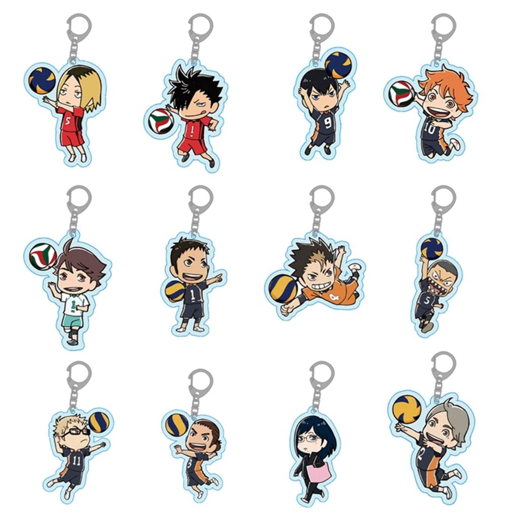 Haikyuu Hinata Shoyo Kageyama Tobio Sugawara Koushi Tanaka Ryunosuke Action Figure Anime Model Keychain Pendant Gifts - Haikyuu Store