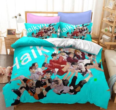 Japan Anime Haikyuu 3D Printed Bedding Set Duvet Covers Pillowcases Comforter Bedding Set Bedclothes Bed Linen.jpg 640x640 16 - Haikyuu Store