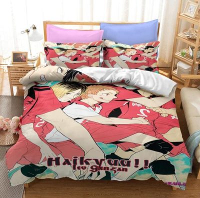 Japan Anime Haikyuu 3D Printed Bedding Set Duvet Covers Pillowcases Comforter Bedding Set Bedclothes Bed Linen.jpg 640x640 8 - Haikyuu Store