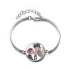 Volleyball Anime Haikyuu Bracelet Manga Shouyou Hinata Kageyama Tobio Figures Photo Glass Cabochon Charm Jewelry For 1 - Haikyuu Store