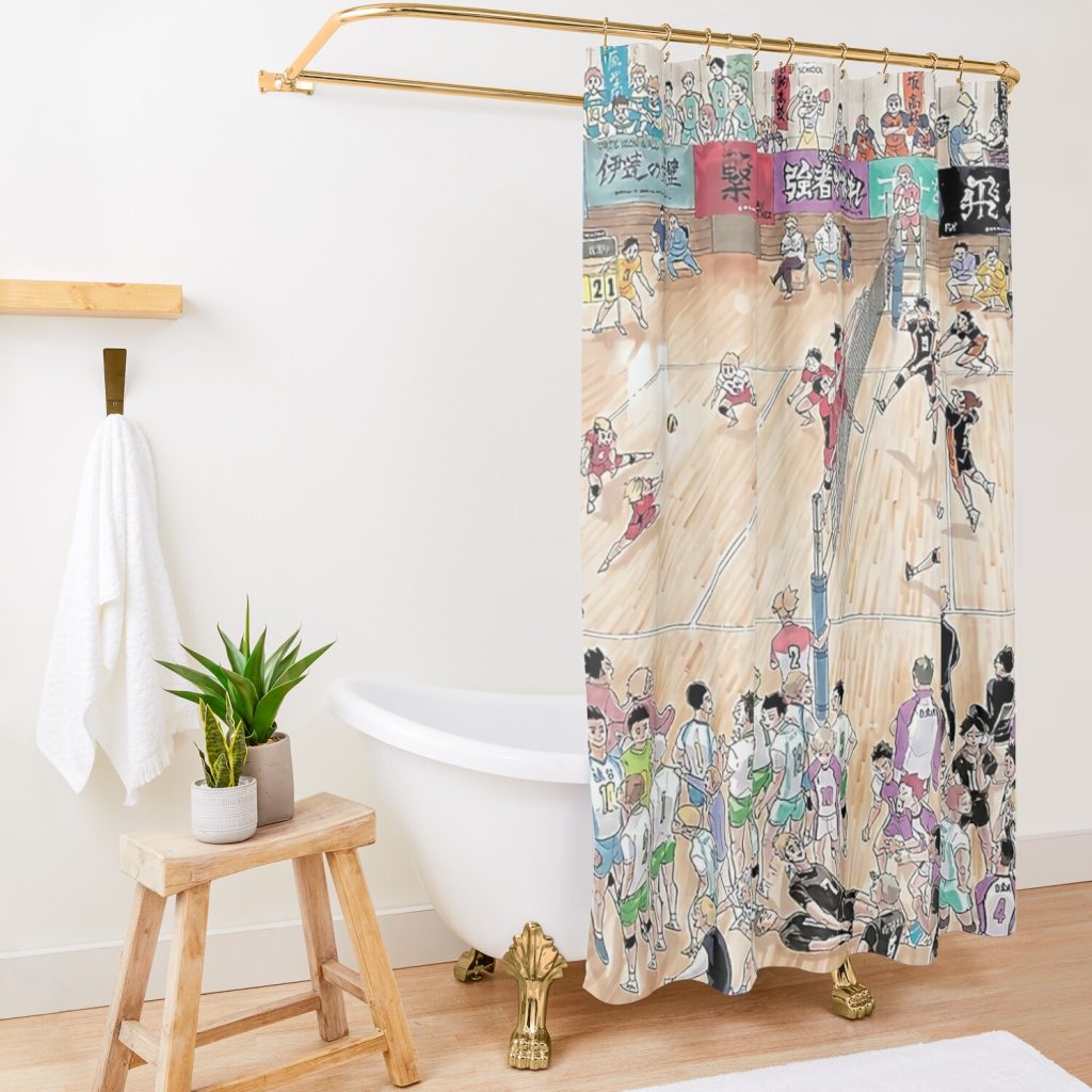 Best Haikyuu - Cartoon Anime Shower Curtain Official Haikyuu Merch