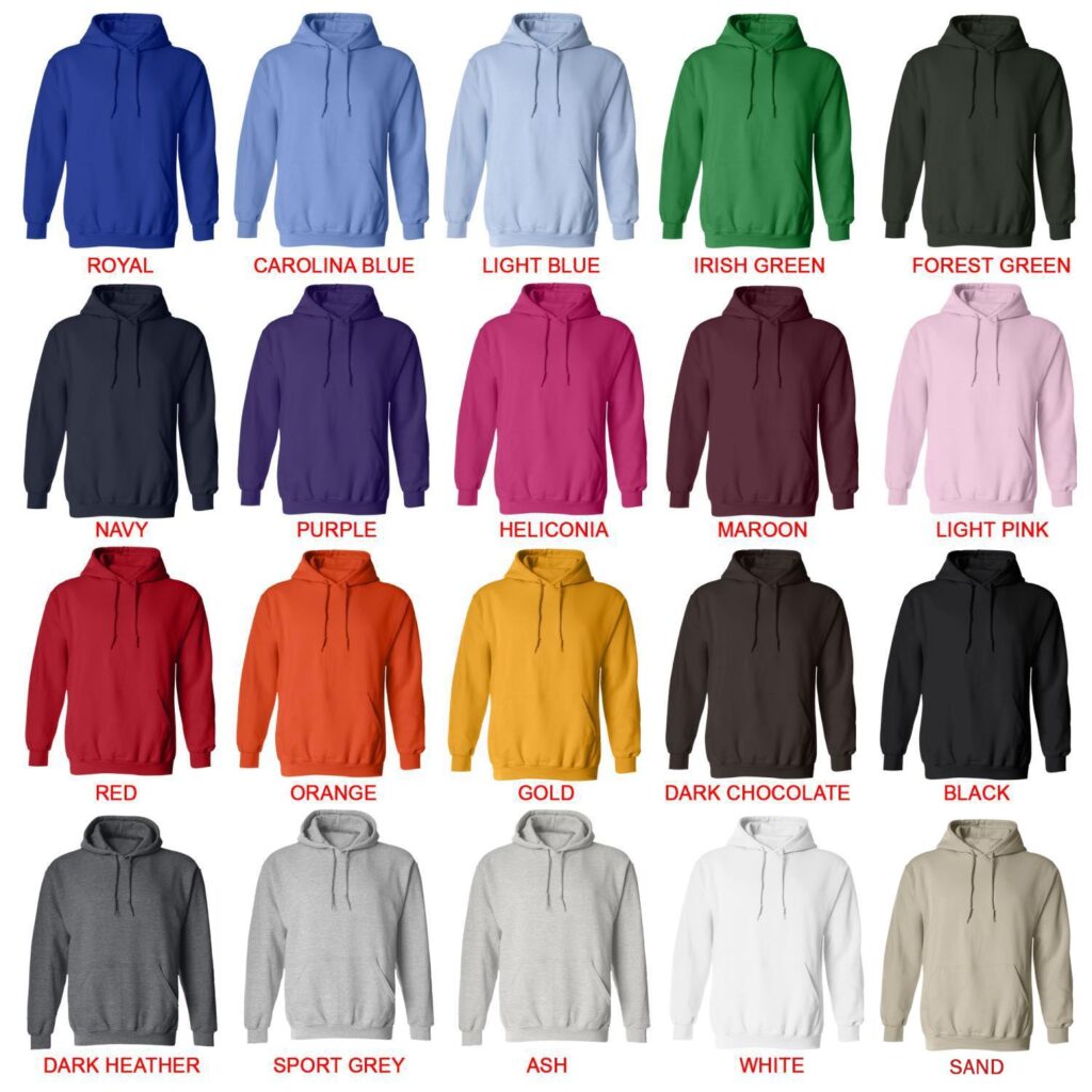 hoodie color chart - Haikyuu Store